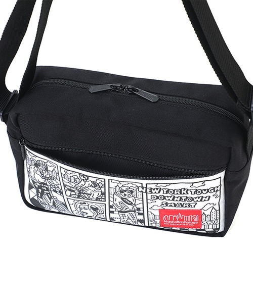 Manhattan Portage（マンハッタンポーテージ）の「Sprinter Bag Canvas Art Print（ショルダーバッグ・メンズ・ブラック・X-SMALL）」の7枚目の写真