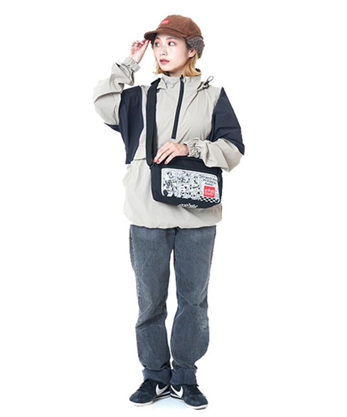 Manhattan Portage（マンハッタンポーテージ）の「Sprinter Bag Canvas Art Print（ショルダーバッグ・メンズ・ブラック・X-SMALL）」の12枚目の写真