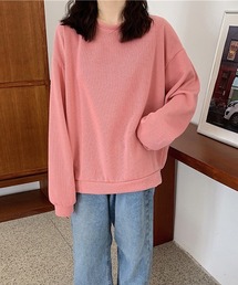 【URGE：】くすみカラー　ルーズシルエット　スウェット　トレーナー