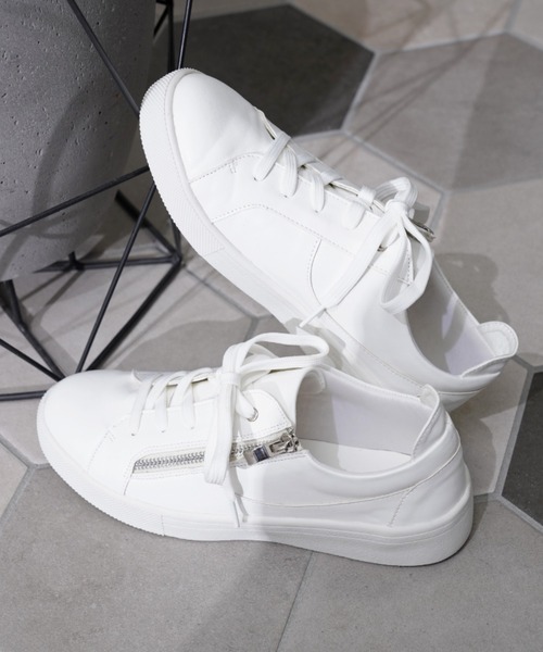 21年春新作 レースアップサイドファスナーローテクスニーカー スニーカー Vivian ヴィヴィアン のファッション通販 Zozotown