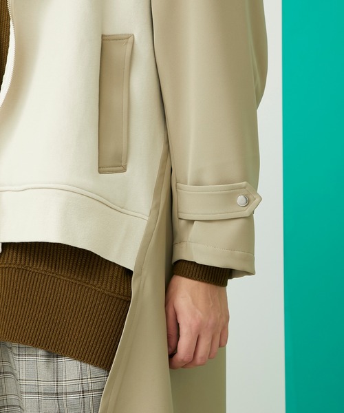 UNITED TOKYO ハーフドッキングコート ドッキングパーカートレンチコート（トレンチコート）｜UNITED