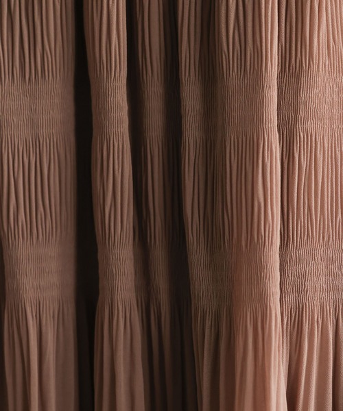 mysty woman（ミスティウーマン）の「マジョリカプリーツスカート 932672（スカート・レディース・アイボリー/モカ/ライトグリーン・FREE）」の13枚目の写真