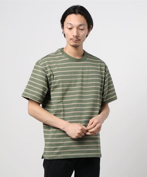 クラシック ストライプクルーネックtシャツ（Tシャツ/カットソー