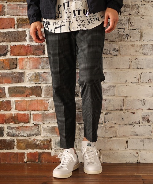 UNION STATION（ユニオンステーション）の「T/Rストレッチグレンチェックパンツ（スラックス・メンズ・その他1/その他2・M/L/LL/S）」の2枚目の写真