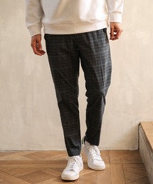 T/Rストレッチグレンチェックパンツ