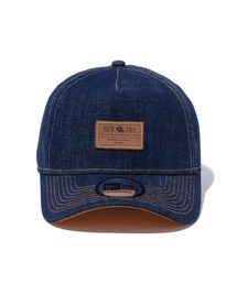 HERMES キャップ　デニム　レザーパッチ　60 org.jpg