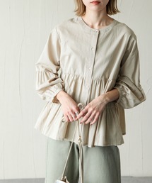 Chillfar | コットンローンバックスリットティアードシャツ(シャツ/ブラウス)