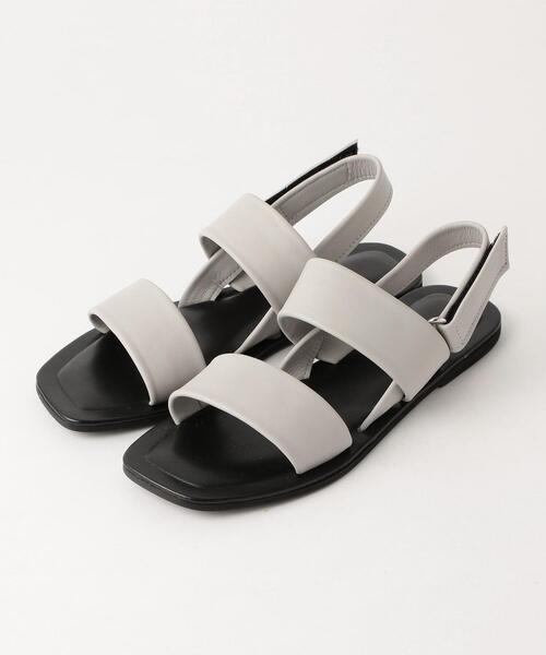 THE STATION STORE（ザ ステーション ストア）の「＜San Diego＞ L ダブルストラップ サンダル（サンダル・レディース・ライトグレー/モカ・38/36/37）」の9枚目の写真