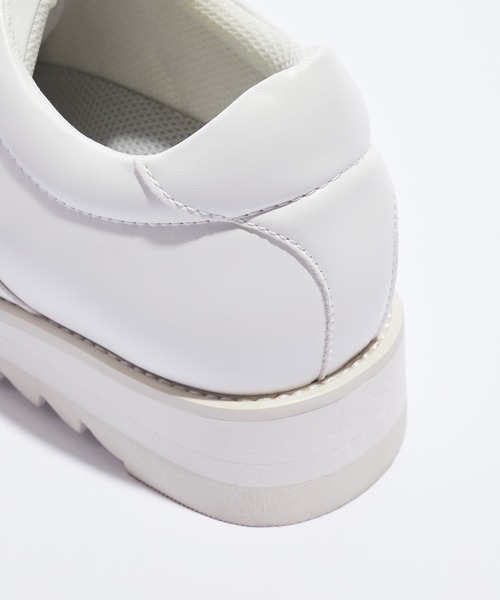 EMMA CLOTHES（エマクローズ）の「シャークソールジャーマントレーナーシューズ/シンセティックレザー EMMA CLOTHES（その他シューズ・メンズ・ホワイト×ライトグレー/ホワイト×ホワイト/ブラック×ブラック・M/L/S）」の12枚目の写真