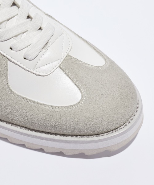 EMMA CLOTHES（エマクローズ）の「シャークソールジャーマントレーナーシューズ/シンセティックレザー EMMA CLOTHES（その他シューズ・メンズ・ホワイト×ライトグレー/ホワイト×ホワイト/ブラック×ブラック・M/L/S）」の19枚目の写真