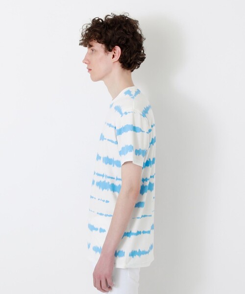 LOVELESS（ラブレス）の「アブストラクトライン Tシャツ（Tシャツ/カットソー・メンズ・ブラック/オフホワイト・S/M/L）」の6枚目の写真