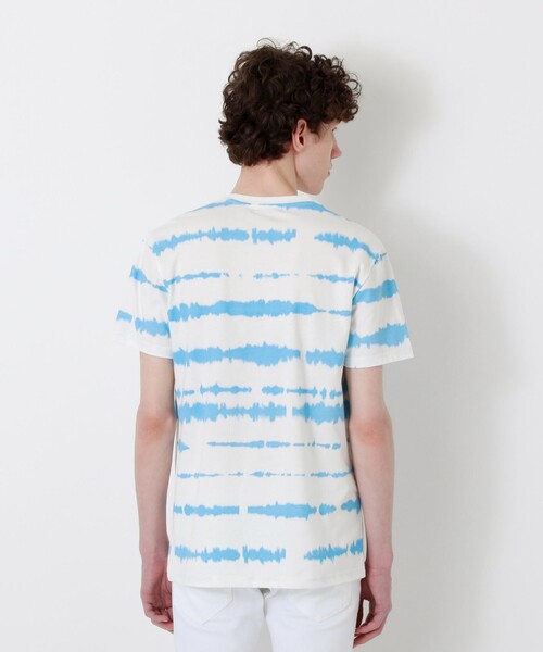 LOVELESS（ラブレス）の「アブストラクトライン Tシャツ（Tシャツ/カットソー・メンズ・ブラック/オフホワイト・S/M/L）」の7枚目の写真