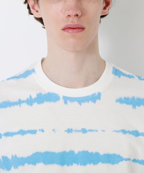 LOVELESS（ラブレス）の「アブストラクトライン Tシャツ（Tシャツ/カットソー・メンズ・ブラック/オフホワイト・S/M/L）」の8枚目の写真