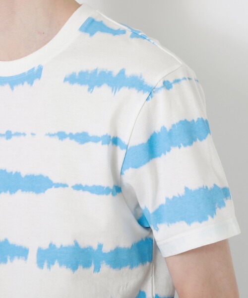 LOVELESS（ラブレス）の「アブストラクトライン Tシャツ（Tシャツ/カットソー・メンズ・ブラック/オフホワイト・S/M/L）」の9枚目の写真