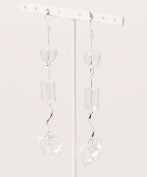 ACCOMMODE（アコモデ）の「クリアドロップピアス（ピアス（両耳用）・レディース・A/B/C・FREE）」の5枚目の写真