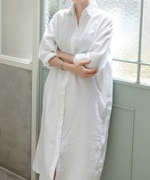 ロングシャツワンピース