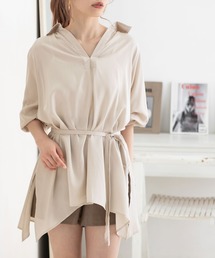 Newlyme | オーバーサイズスキッパーシャツ(シャツ/ブラウス)