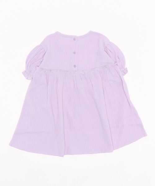 b・ROOM（ビールーム）の「【プチプラ】ガーゼ半袖ワンピース（ワンピース・キッズ・ブルーグレー/モスグリーン/ベージュ/ラベンダー・100cm/110cm/140cm/130cm/120cm）」の19枚目の写真