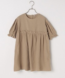 【プチプラ】ガーゼ半袖ワンピース
