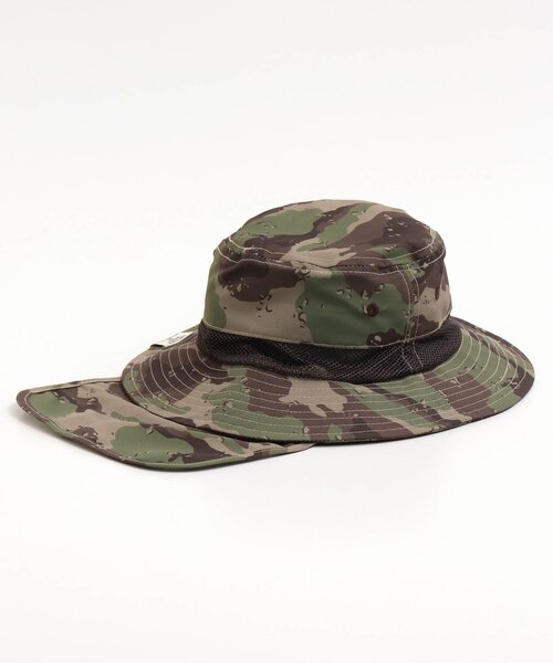 BREEZE（ブリーズ）の「2柄アウトドアハット_UVカット（ハット・キッズ・カモフラージュ/ネイビー・52/54/56/50）」の3枚目の写真