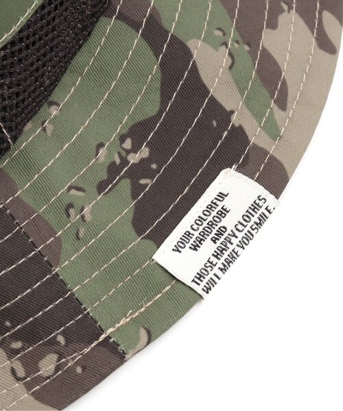 BREEZE（ブリーズ）の「2柄アウトドアハット_UVカット（ハット・キッズ・カモフラージュ/ネイビー・52/54/56/50）」の5枚目の写真