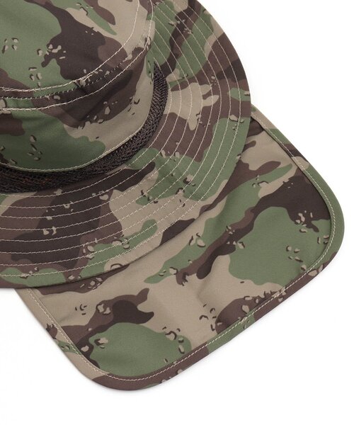 BREEZE（ブリーズ）の「2柄アウトドアハット_UVカット（ハット・キッズ・カモフラージュ/ネイビー・52/54/56/50）」の6枚目の写真