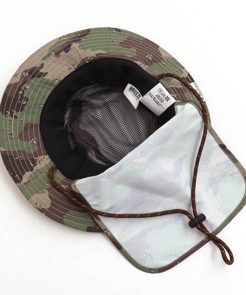 BREEZE（ブリーズ）の「2柄アウトドアハット_UVカット（ハット・キッズ・カモフラージュ/ネイビー・52/54/56/50）」の14枚目の写真