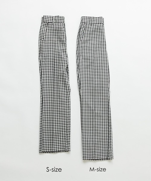 OLIVE des OLIVE（オリーブデオリーブ）の「［S/Mサイズ］【WEB限定カラー有】今のキブン的にスラックスパンツ（スラックス・レディース・イエロー/アイボリー/ラベンダー/ブラック系その他/グレー系その他/ライトブラウン/ライトグレー/パープル/ブラウン/ミント/ピンク・SMALL/MEDIUM）」の12枚目の写真