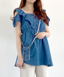 Heather | カタアキフリルチュニック　948034(シャツ/ブラウス)