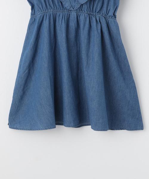 Heather(ヘザー)の「カタアキフリルチュニック 948034(シャツ/ブラウス・レディース・ブルー/ブラウン/グレー系その他/ホワイト系・FREE)」の7枚目の写真