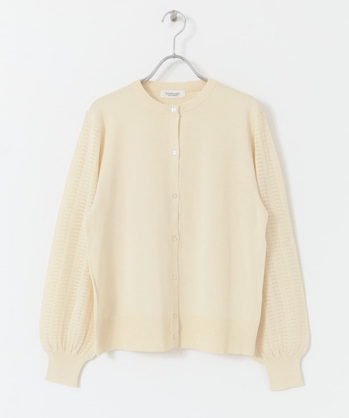 URBAN RESEARCH Sonny Label(アーバンリサーチサニーレーベル)の「柄編みニットカーディガン(カーディガン/ボレロ・レディース・アイボリー/ミント/ネイビー・FREE)」の15枚目の写真