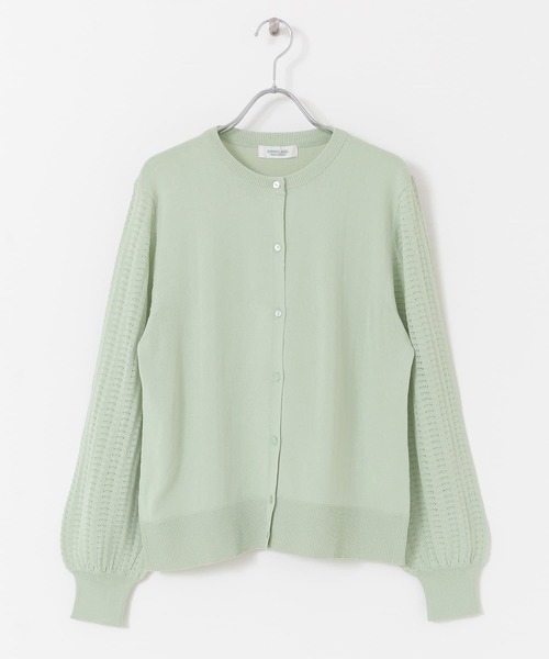 URBAN RESEARCH Sonny Label(アーバンリサーチサニーレーベル)の「柄編みニットカーディガン(カーディガン/ボレロ・レディース・アイボリー/ミント/ネイビー・FREE)」の16枚目の写真