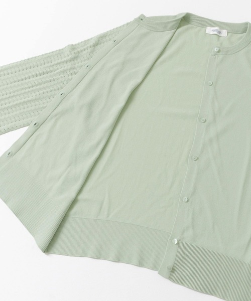 URBAN RESEARCH Sonny Label(アーバンリサーチサニーレーベル)の「柄編みニットカーディガン(カーディガン/ボレロ・レディース・アイボリー/ミント/ネイビー・FREE)」の18枚目の写真