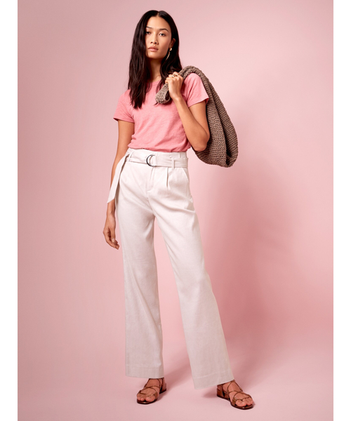 Banana Republic（バナナリパブリック）の「ストロー ホーボーバッグ（かごバッグ・レディース・ナチュラル/ブラウン・ONE SIZE）」の3枚目の写真