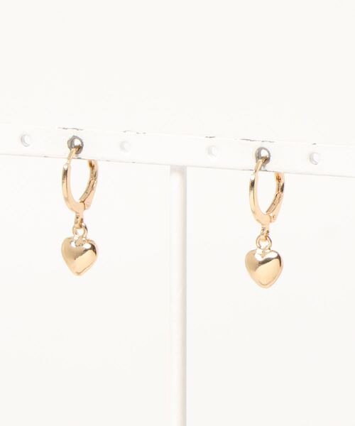 JUMELLE（ジュメロ）の「ミニハートピアス（ピアス（両耳用）・レディース・A・FREE）」の3枚目の写真