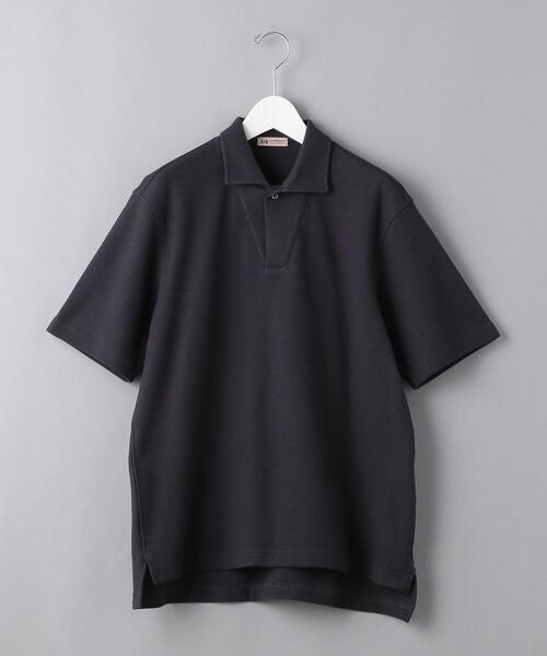 SOVEREIGN（ソブリン）の「＜SOVEREIGN（ソブリン）＞ スビン カノコ ポロ（ポロシャツ・メンズ・ホワイト/ネイビー/オリーブ/ダークグレー・MEDIUM/SMALL/LARGE）」の2枚目の写真