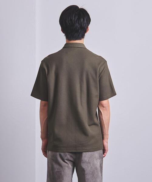 SOVEREIGN（ソブリン）の「＜SOVEREIGN（ソブリン）＞ スビン カノコ ポロ（ポロシャツ・メンズ・ホワイト/ネイビー/オリーブ/ダークグレー・MEDIUM/SMALL/LARGE）」の10枚目の写真