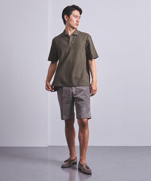 SOVEREIGN（ソブリン）の「＜SOVEREIGN（ソブリン）＞ スビン カノコ ポロ（ポロシャツ・メンズ・ホワイト/ネイビー/オリーブ/ダークグレー・MEDIUM/SMALL/LARGE）」の9枚目の写真