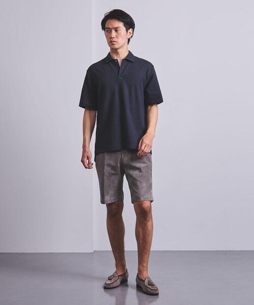 SOVEREIGN（ソブリン）の「＜SOVEREIGN（ソブリン）＞ スビン カノコ ポロ（ポロシャツ・メンズ・ホワイト/ネイビー/オリーブ/ダークグレー・MEDIUM/SMALL/LARGE）」の7枚目の写真