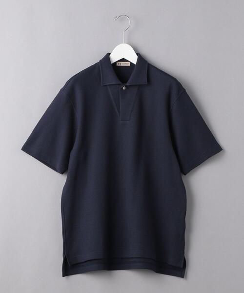 SOVEREIGN（ソブリン）の「＜SOVEREIGN（ソブリン）＞ スビン カノコ ポロ（ポロシャツ・メンズ・ホワイト/ネイビー/オリーブ/ダークグレー・MEDIUM/SMALL/LARGE）」の15枚目の写真