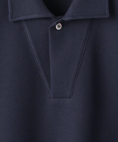 SOVEREIGN（ソブリン）の「＜SOVEREIGN（ソブリン）＞ スビン カノコ ポロ（ポロシャツ・メンズ・ホワイト/ネイビー/オリーブ/ダークグレー・MEDIUM/SMALL/LARGE）」の17枚目の写真