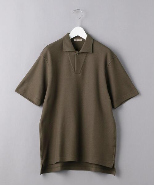 SOVEREIGN（ソブリン）の「＜SOVEREIGN（ソブリン）＞ スビン カノコ ポロ（ポロシャツ・メンズ・ホワイト/ネイビー/オリーブ/ダークグレー・MEDIUM/SMALL/LARGE）」の21枚目の写真