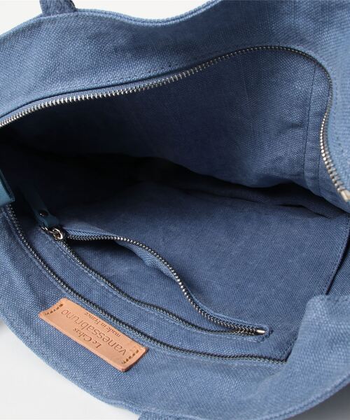 vanessabruno(ヴァネッサブリューノ)の「CABAS MOYEN ZIP(トートバッグ・レディース・イエロー/ピンク/ブルー・FREE)」の4枚目の写真