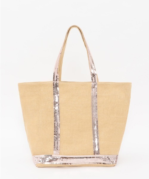 vanessabruno(ヴァネッサブリューノ)の「CABAS MOYEN ZIP(トートバッグ・レディース・イエロー/ピンク/ブルー・FREE)」の1枚目の写真