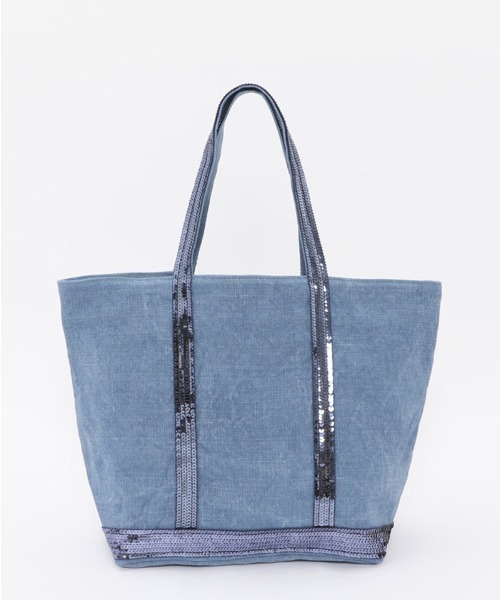 vanessabruno(ヴァネッサブリューノ)の「CABAS MOYEN ZIP(トートバッグ・レディース・イエロー/ピンク/ブルー・FREE)」の2枚目の写真