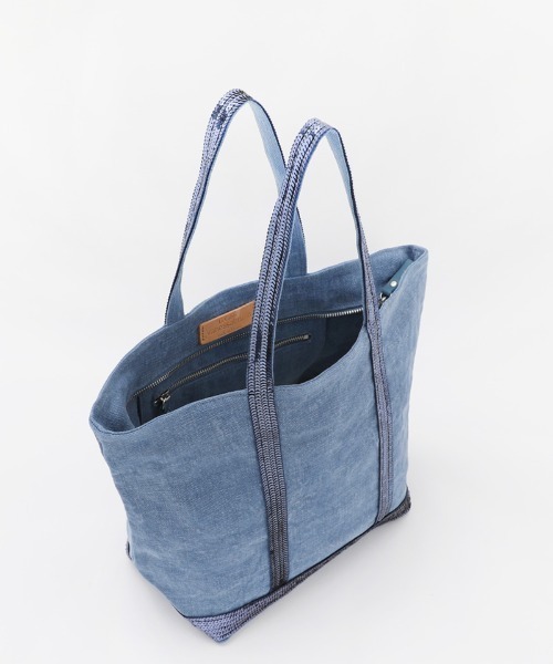 vanessabruno(ヴァネッサブリューノ)の「CABAS MOYEN ZIP(トートバッグ・レディース・イエロー/ピンク/ブルー・FREE)」の10枚目の写真