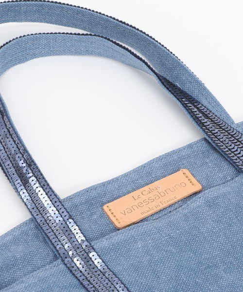 vanessabruno(ヴァネッサブリューノ)の「CABAS MOYEN ZIP(トートバッグ・レディース・イエロー/ピンク/ブルー・FREE)」の8枚目の写真