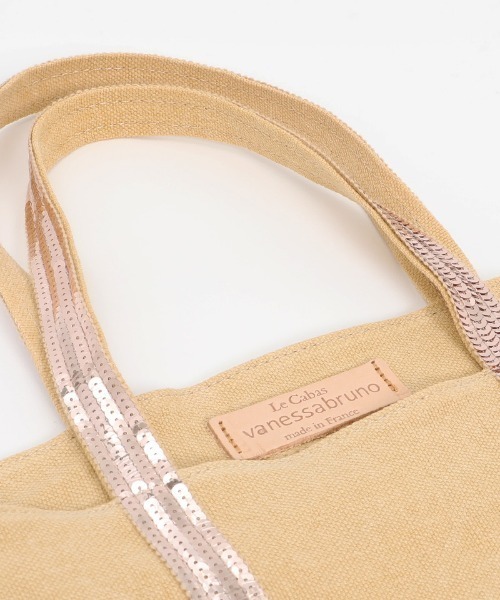 vanessabruno(ヴァネッサブリューノ)の「CABAS MOYEN ZIP(トートバッグ・レディース・イエロー/ピンク/ブルー・FREE)」の7枚目の写真