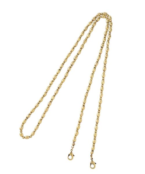 LAGUNAMOON(ラグナムーン)の「2WAYフォルムパーツロングネックレス(ネックレス・レディース・シルバー/ゴールド・FREE)」の1枚目の写真