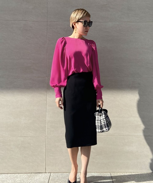 JENNE(ジェンヌ)の「袖パールドレスプルオーバー(Tシャツ/カットソー・レディース・ネイビー/ピンク・SMALL/MEDIUM/LARGE)」の18枚目の写真